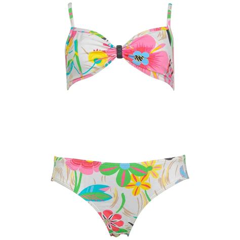 gucci 2 piece swimsuit|gucci flower bikini.